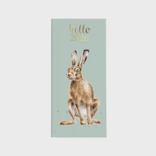 Wrendale Slim Diary Rabbit 2026