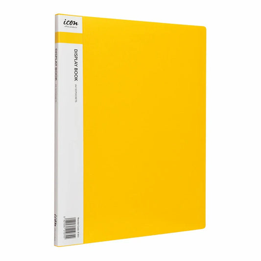 Icon Display Book Yellow 10 Pocket