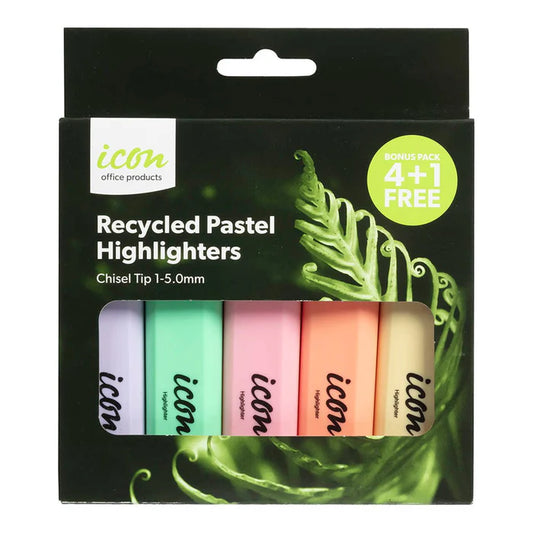 Icon Recycled Pastel Highlighters