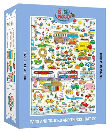 Richard Scarry's Cars and Trucks and Things That Go: 1000-Piece Puzzle