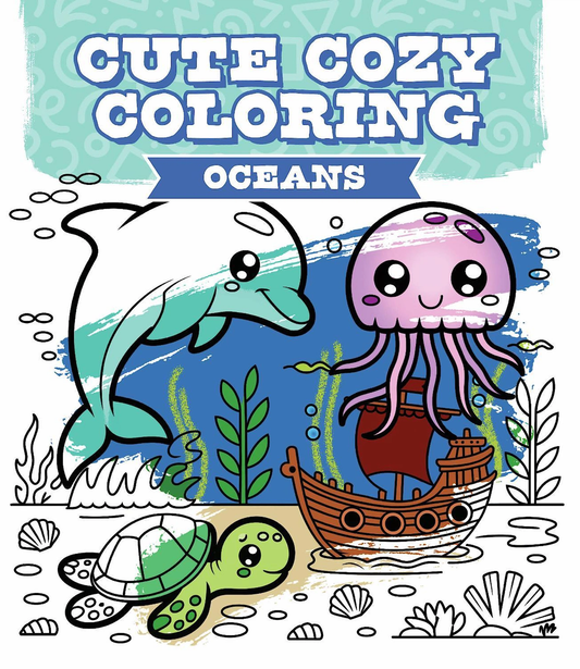 Cute Cozy Coloring: Oceans