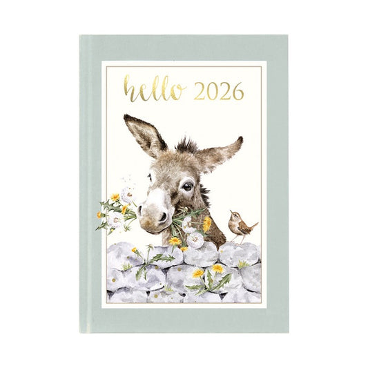 Wrendale 2026 Flexi Diary Donkey