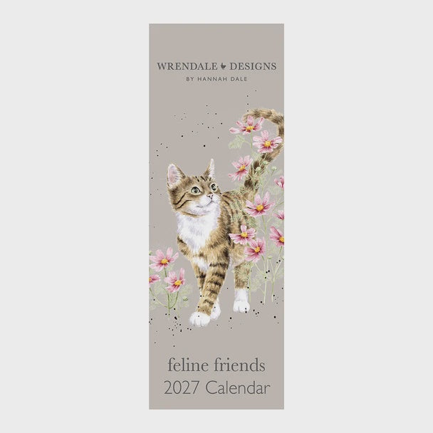 Calendar - 2027 Slim Feline Friends