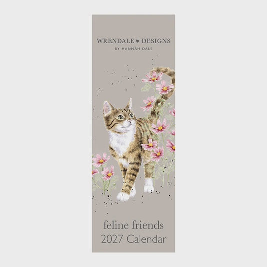 Calendar - 2027 Slim Feline Friends