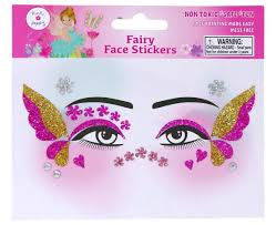 Fairy butterfly face stickers