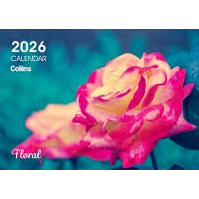 Collins Wall Calendar 2026 NZ Floral