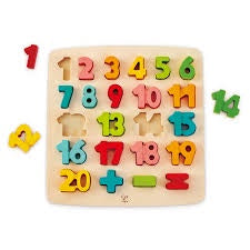 Hape Chunky Number Math puzzle 24 pc