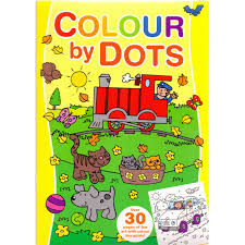 Colour By Dots Yellow Book