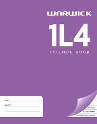 Exercise Book Warw Science 1L4 28Lf