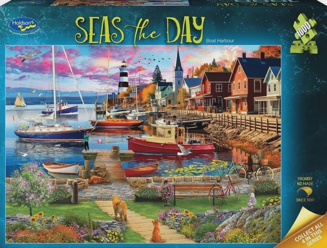 Seas the Day - 1000pc Puzzle - Boat Harbour