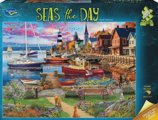 Seas the Day - 1000pc Puzzle - Boat Harbour