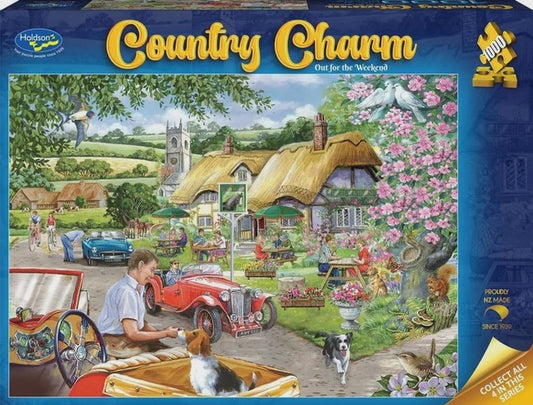 Country Charm 1000pc Jigsaw Puzzle -Out for the Weekend