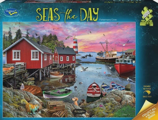 Seas the Day - 1000pc Puzzle- Fishermans Cove