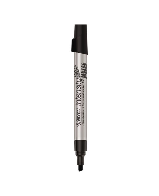 Bic Metal Pro Intensity Permanent Marker Chisel-Black