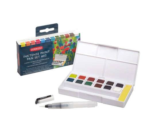 Derwent Inktense Paint 12 Pan Palette #2