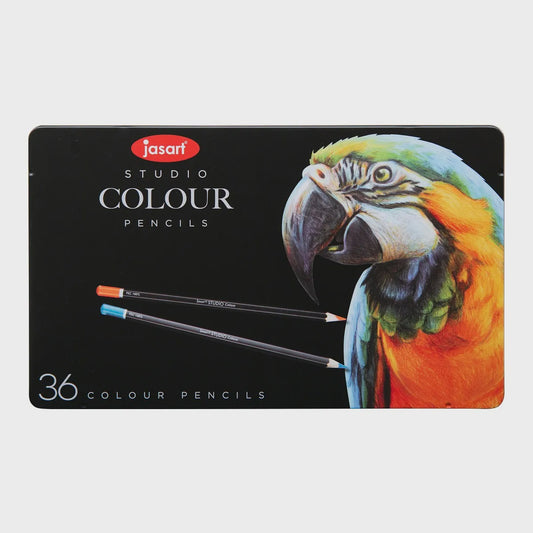 Jasart Studio Colour Pencil Tin 36 Pce