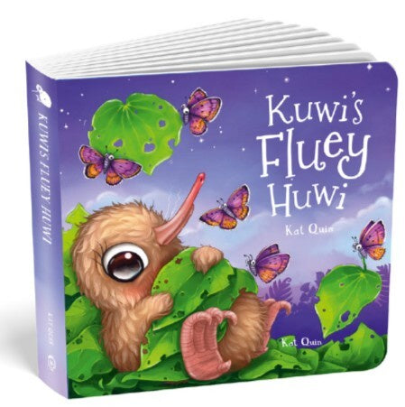 Kuwis Fluey Huwi Board Book - Kat Quin