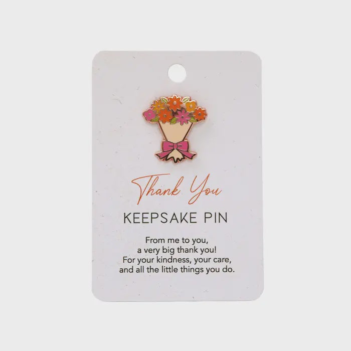 Thank You Bouquet Keepsake Pin