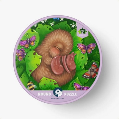 Kuwi the Kiwi Kiwi Dreams 100 Piece Round Puzzle