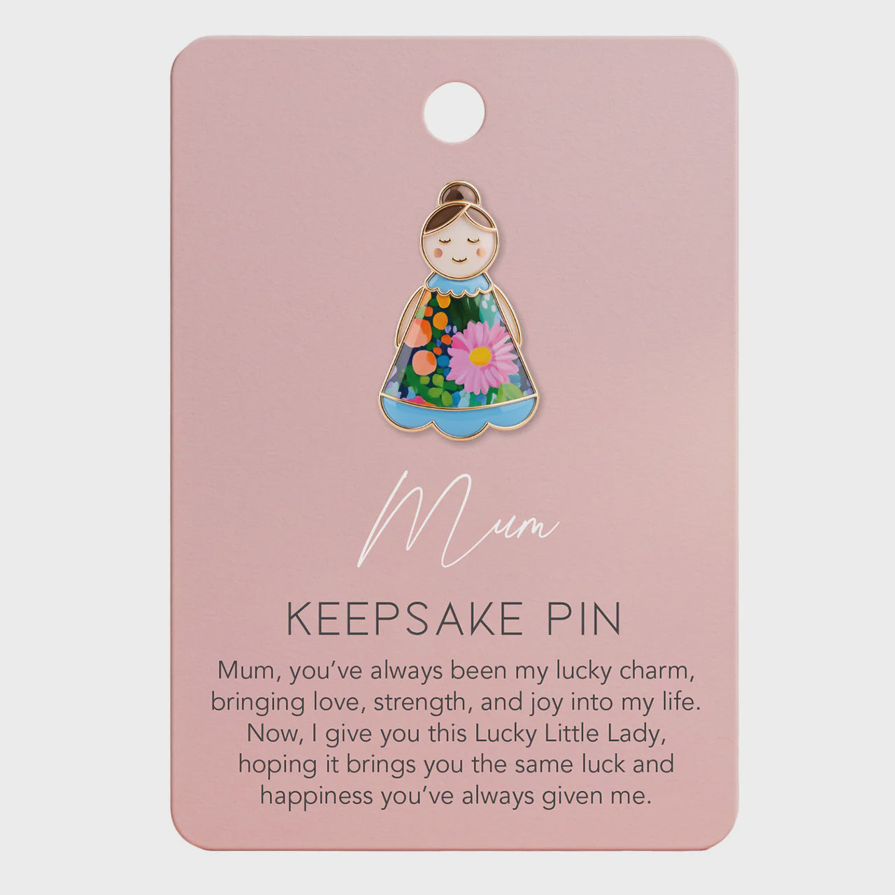 Lucky Little Ladies Keepsake Pin - Mum