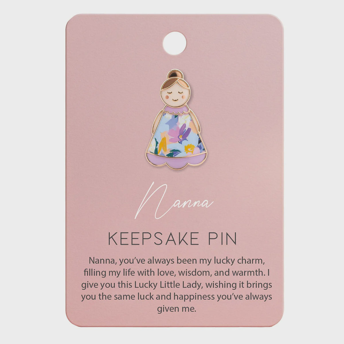 Nanan Pin Lucky Little Ladies Keepsake Pin - Nana – PaperTree