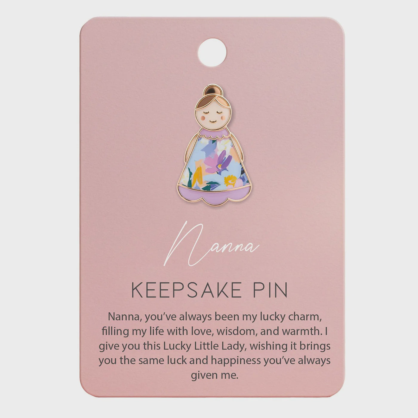 Lucky Little Ladies Keepsake Pin - Nana
