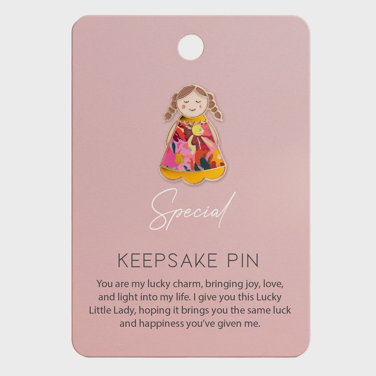 Lucky Little Ladies Keepsake Pin - Special