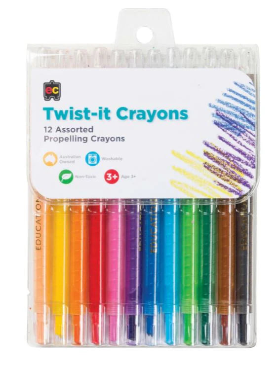 Ec Crayons Twist It 12 Pack