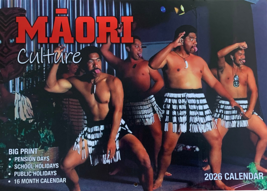 Calendar 2026 Big Print Maori Culture