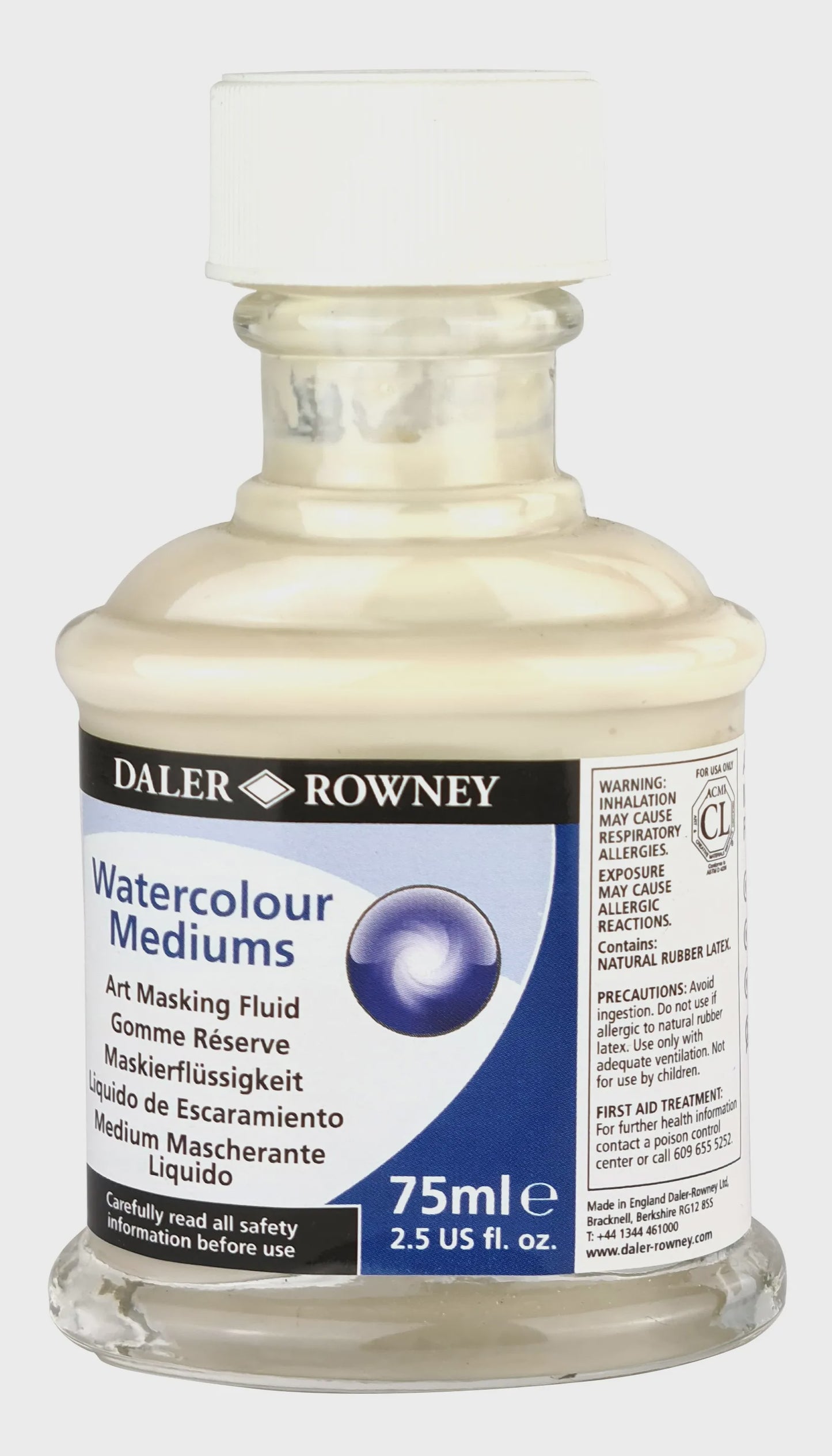 Daler Rowney  Watercolour Art Masking Fluid 75ml