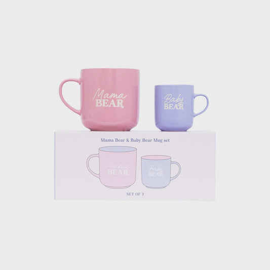 Mother's Day Mum and Baby Bear Mug Set