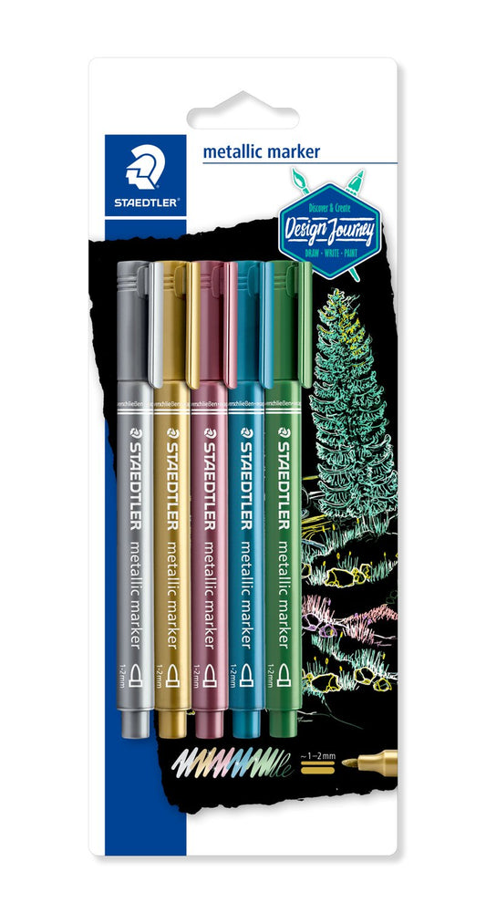 Marker Staedtler Metallic 5 Pce