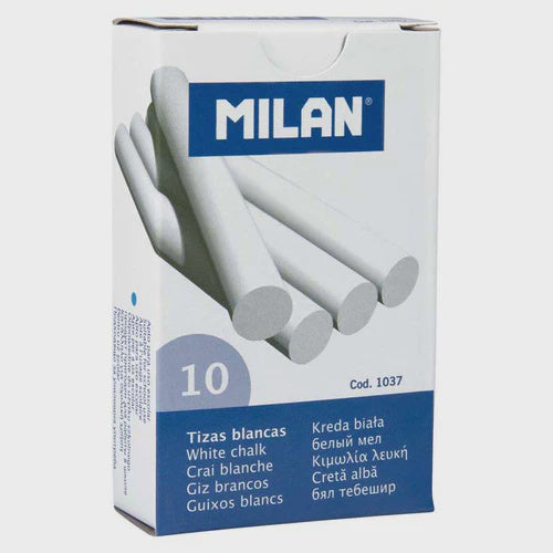 Milan white chalk 10 pce