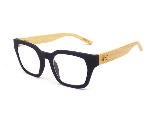 Moana Road Reading Glasses - Rectangular Black