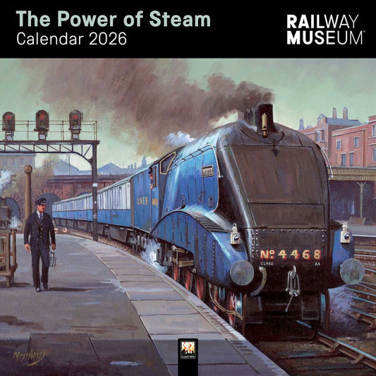 National Railway Museum: The Power of Steam Wall Calendar 2026