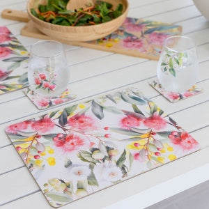 Native Blooms Placemats Set Of 4
