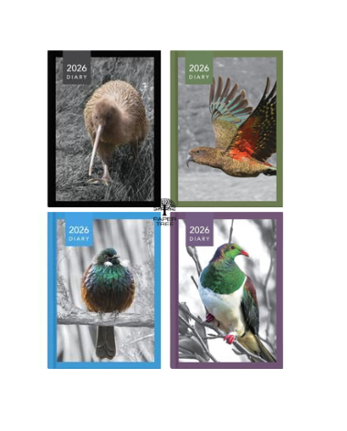 Collins Diary 2026 A51 Day To Page NZ Birds