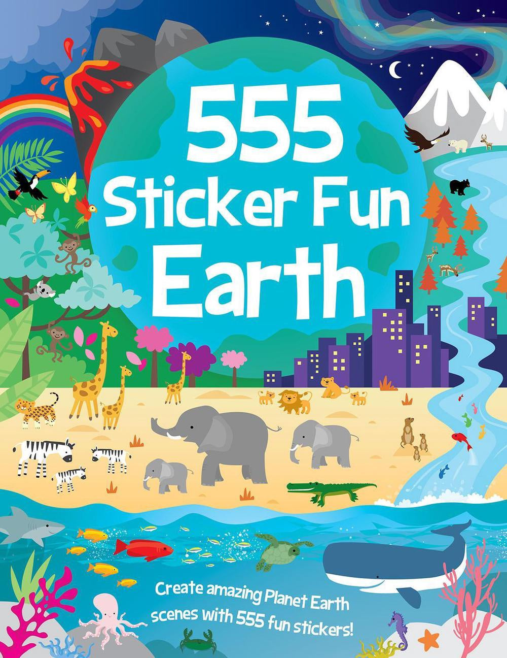 555 Sticker Fun - Earth