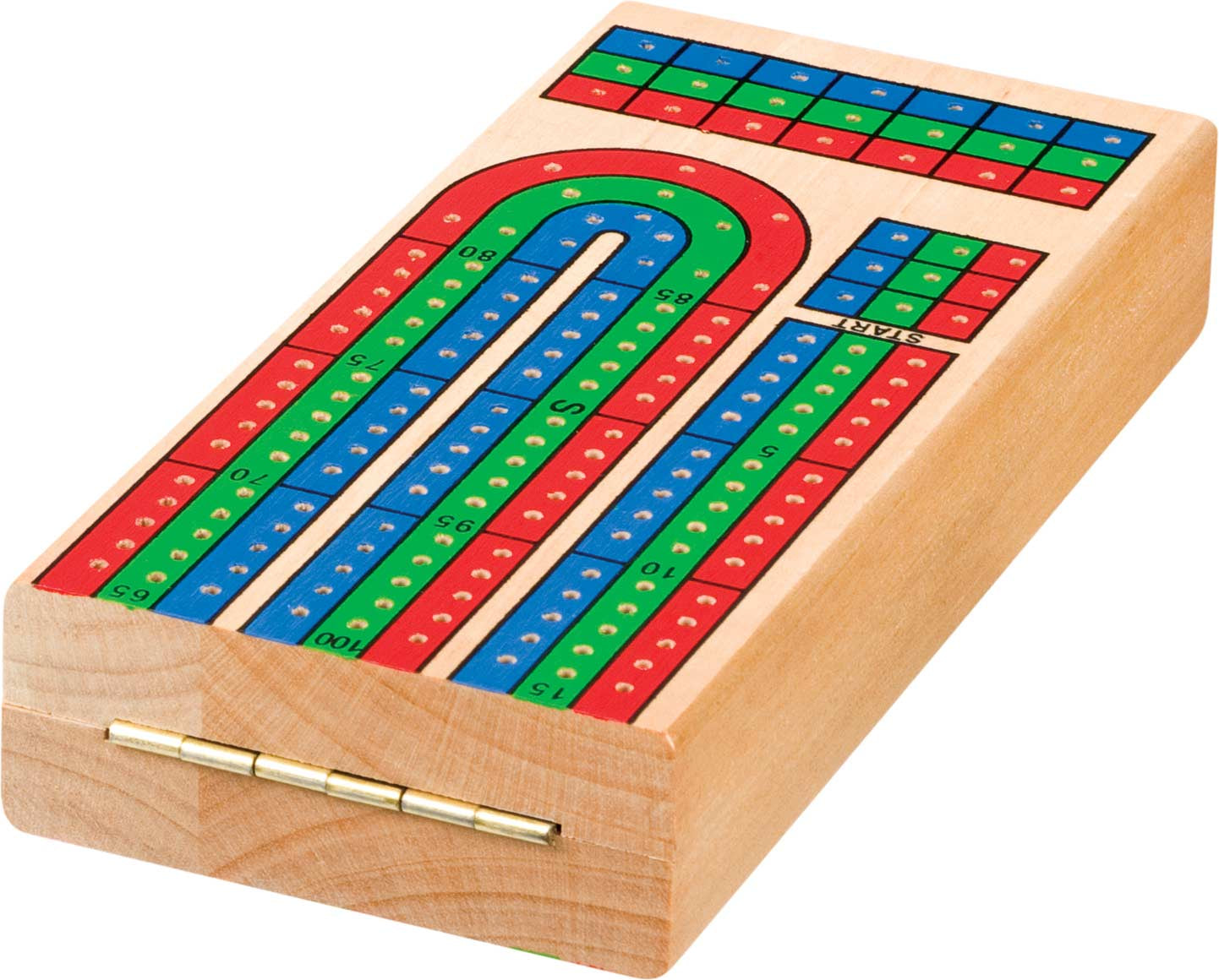 Triple Track Cribbage Board