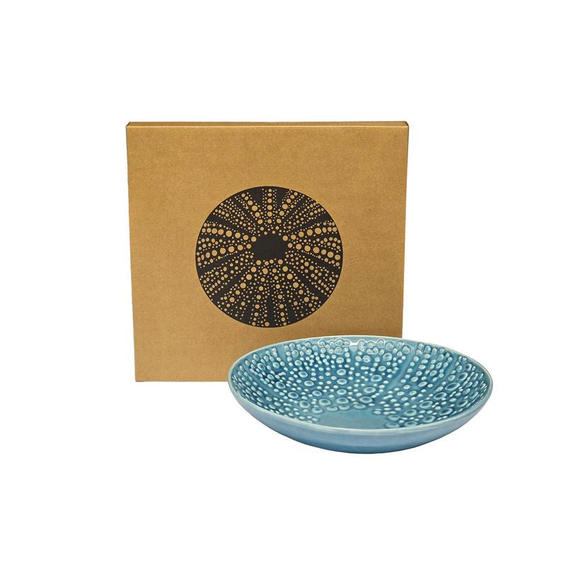 Porcelain Bowl - Kina Blue - 22cm