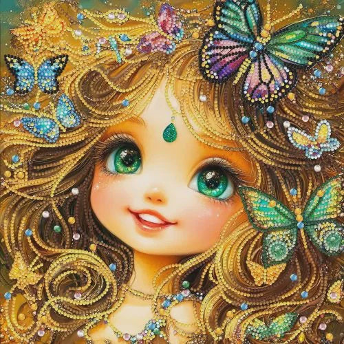 DD Diamond Painting Kit -Pixie 30x30cm