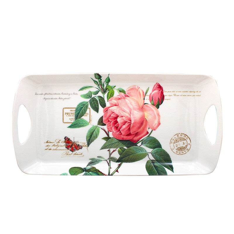 Redoute Rose Tray Medium
