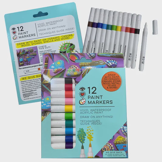 Acrylic Paint Markers 12 Pce