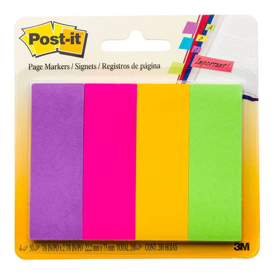 Post It Page 3M Markers Ultra Pk 4