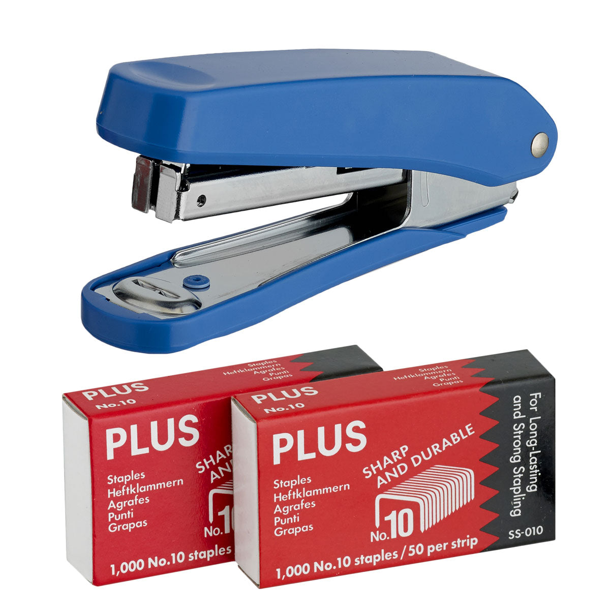 Plus Stapler & 2000 Staples