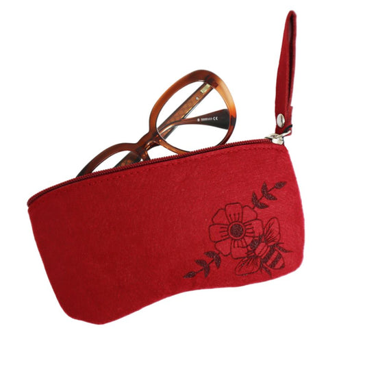 Felt Glasses Case NZ Honey Bee - 3 Available Colours