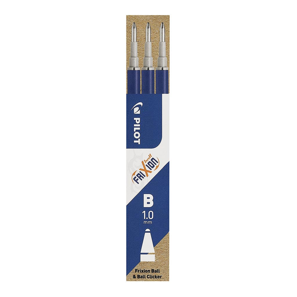 Pilot Frixion Erasable Refill Broad 1.0mm  Pack of 3-Blue