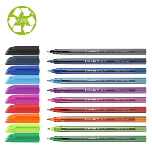 Schneider Balpoint Pen Viz Assorted 10Pc