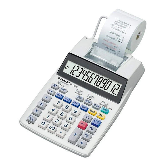 Sharp El1750V Printing Calculator