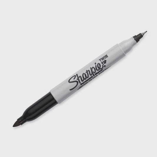 Sharpie Twin Marker Black Fine and Ultra Fine